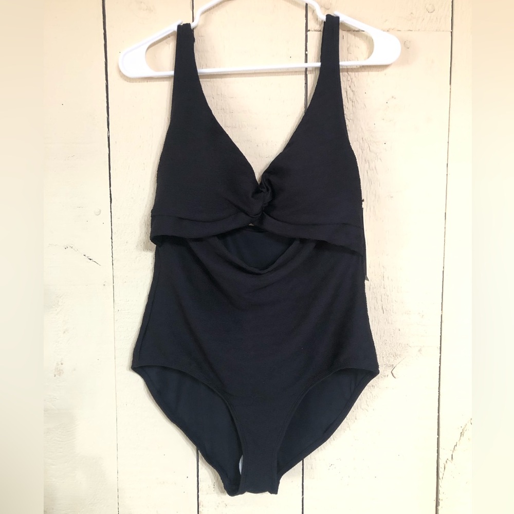 Brand New Anne Cole Black One Pc Swim